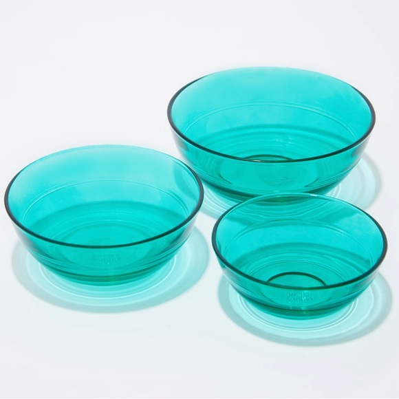 Social Studies Dining Social Studies Set Of 3 Glass Nesting Bowls